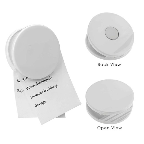 Clip Round Plastic Fridge Magnet