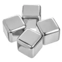Mate Whiskey 4 Piece Stainless Steel Ice Cube Set