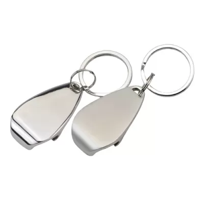Zinc Alloy Bottle Opener Keyring