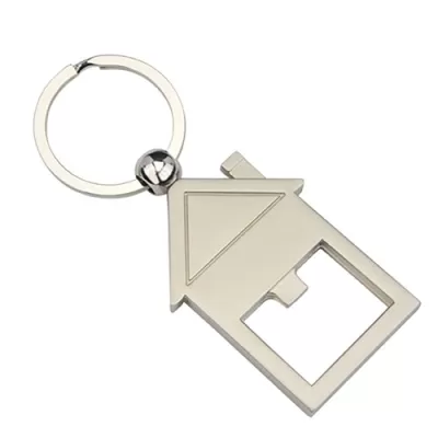 House Zinc Alloy Bottle Opener Keyring