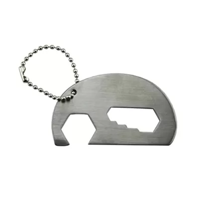 Elephant Stainless Steel Bottle Opener Keyring