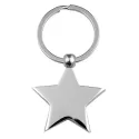 Star Zinc Alloy Keyring