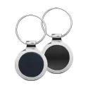 Ebony Metal Keyring