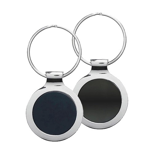 Ebony Metal Keyring
