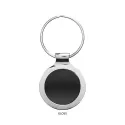 Ebony Metal Keyring