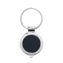 Ebony Metal Keyring