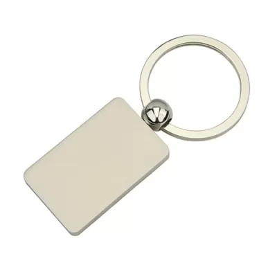 Euro Short Zinc Alloy Keyring