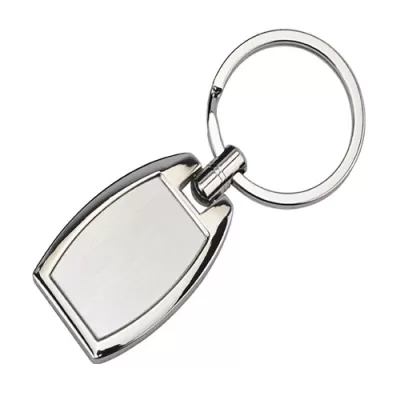 Le Mans Oval Zinc Alloy Keyring