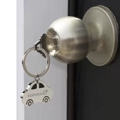 Bubble Zinc Alloy Car Keyring