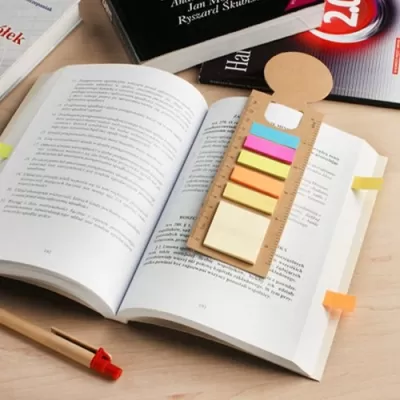Bookmark Cardboard Ruler Sticky Notes