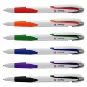 Keely White Plastic Pen