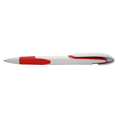 Keely White Plastic Pen