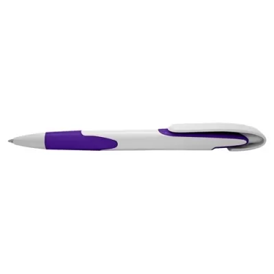 Keely White Plastic Pen