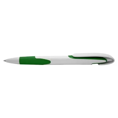 Keely White Plastic Pen
