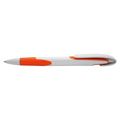 Keely White Plastic Pen