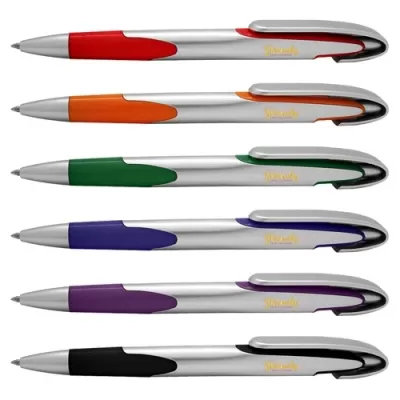 Keely Silver Plastic Pen