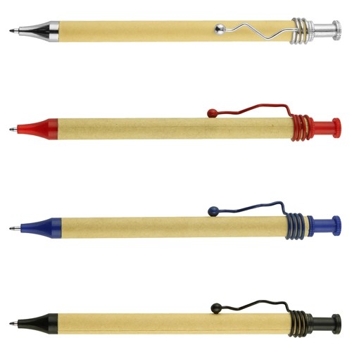 Spiral Recycled Cardboard Pen