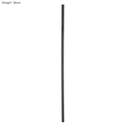 6 x 215mm Stainless Steel Straw