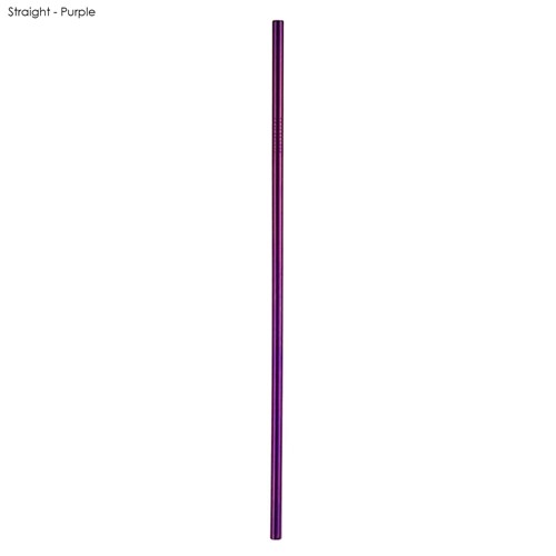 6 x 215mm Stainless Steel Straw