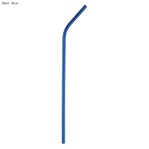 6 x 215mm Stainless Steel Straw