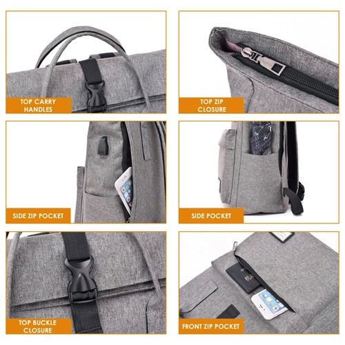 Adventure Poly Laptop Backpack