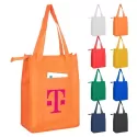 10L Non-Woven Cooler Bag with Top Zip Closure