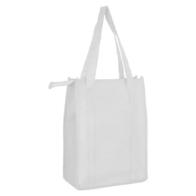 10L Non-Woven Cooler Bag with Top Zip Closure