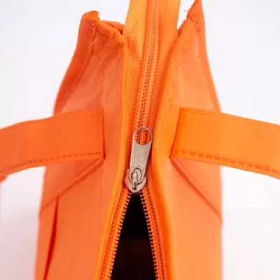10L Non-Woven Cooler Bag with Top Zip Closure