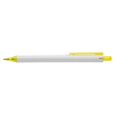 York White Plastic Pen