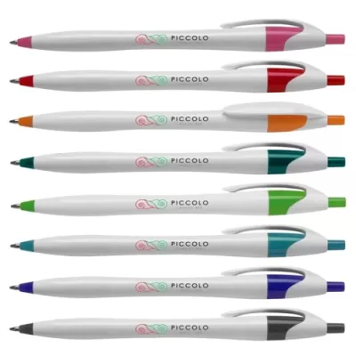 Oracle White Plastic Pen