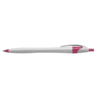 Oracle White Plastic Pen