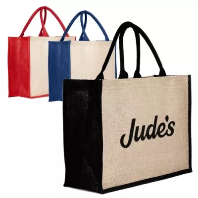 Coloured Jute Bag