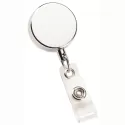 Zip Pull Metal Badge Holder