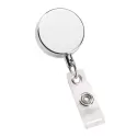 Zip Pull Metal Badge Holder