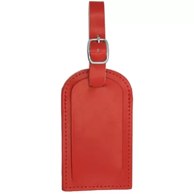 Coloured Leather Luggage Tag