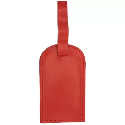 Coloured Leather Luggage Tag