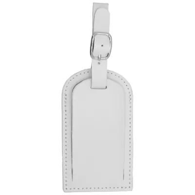 Coloured Leather Luggage Tag