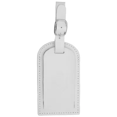 Coloured Leather Luggage Tag