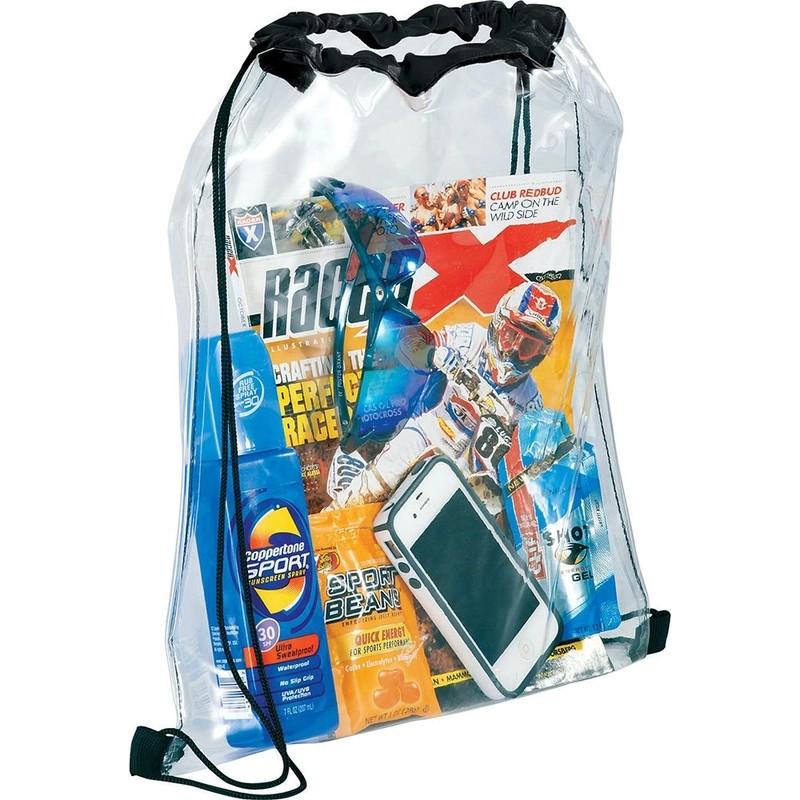 Rally Clear Drawstring PVC Sportspack