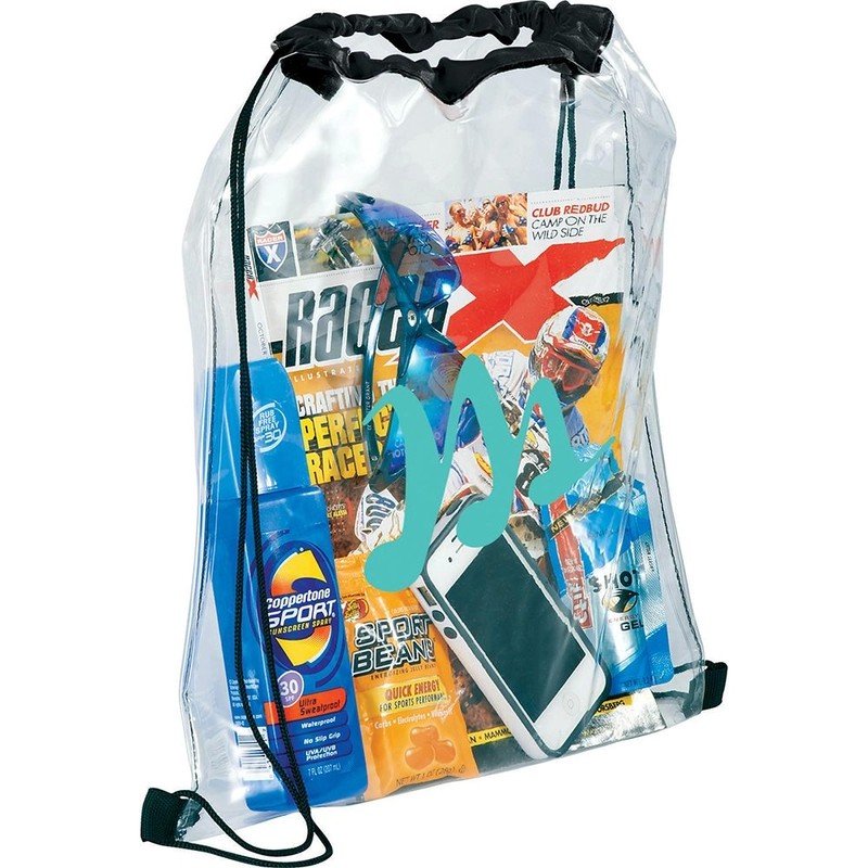 Rally Clear Drawstring PVC Sportspack