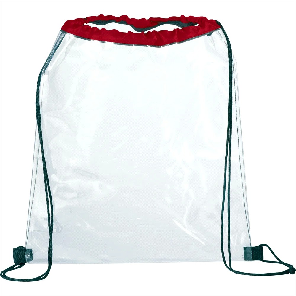 Rally Clear Drawstring PVC Sportspack
