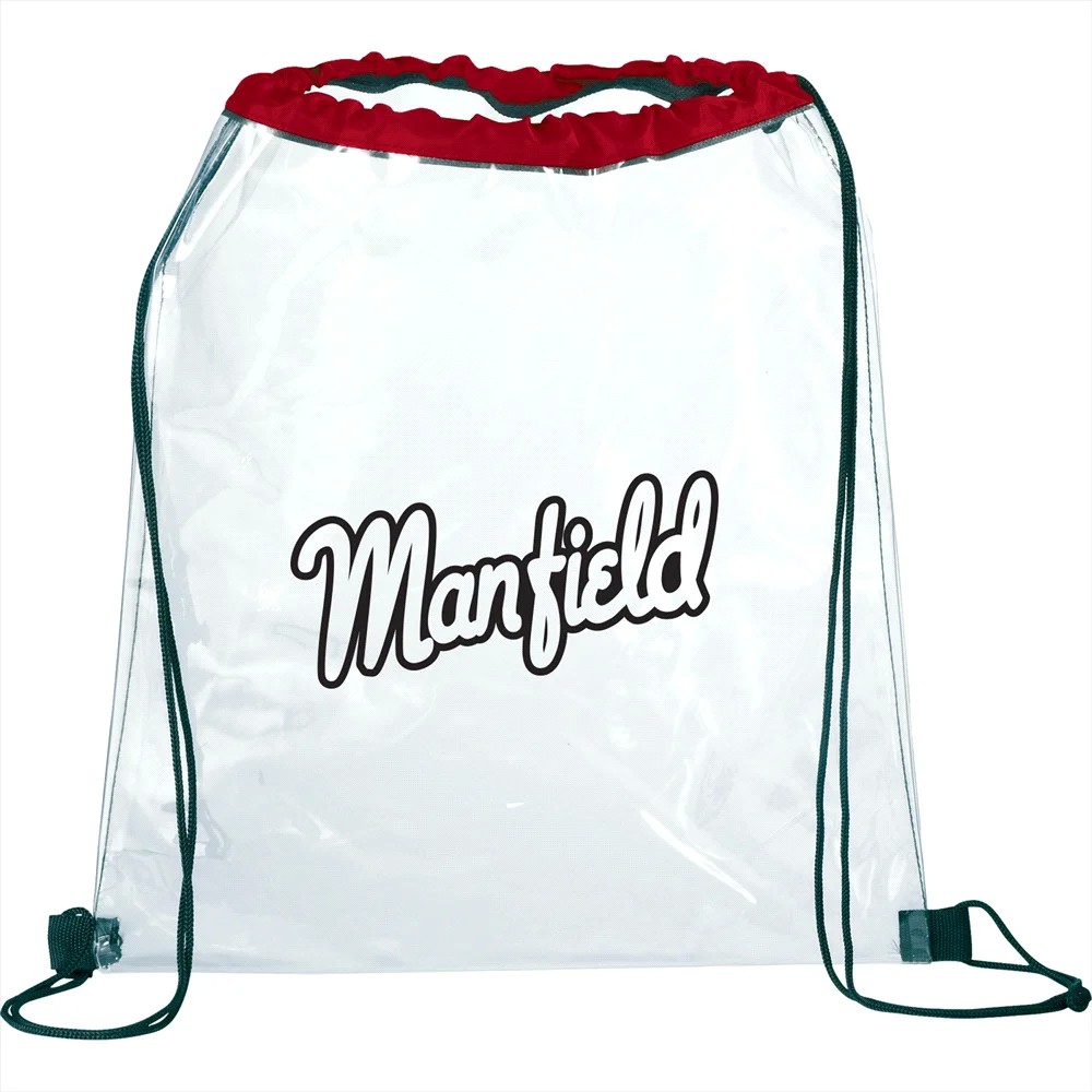 Rally Clear Drawstring PVC Sportspack
