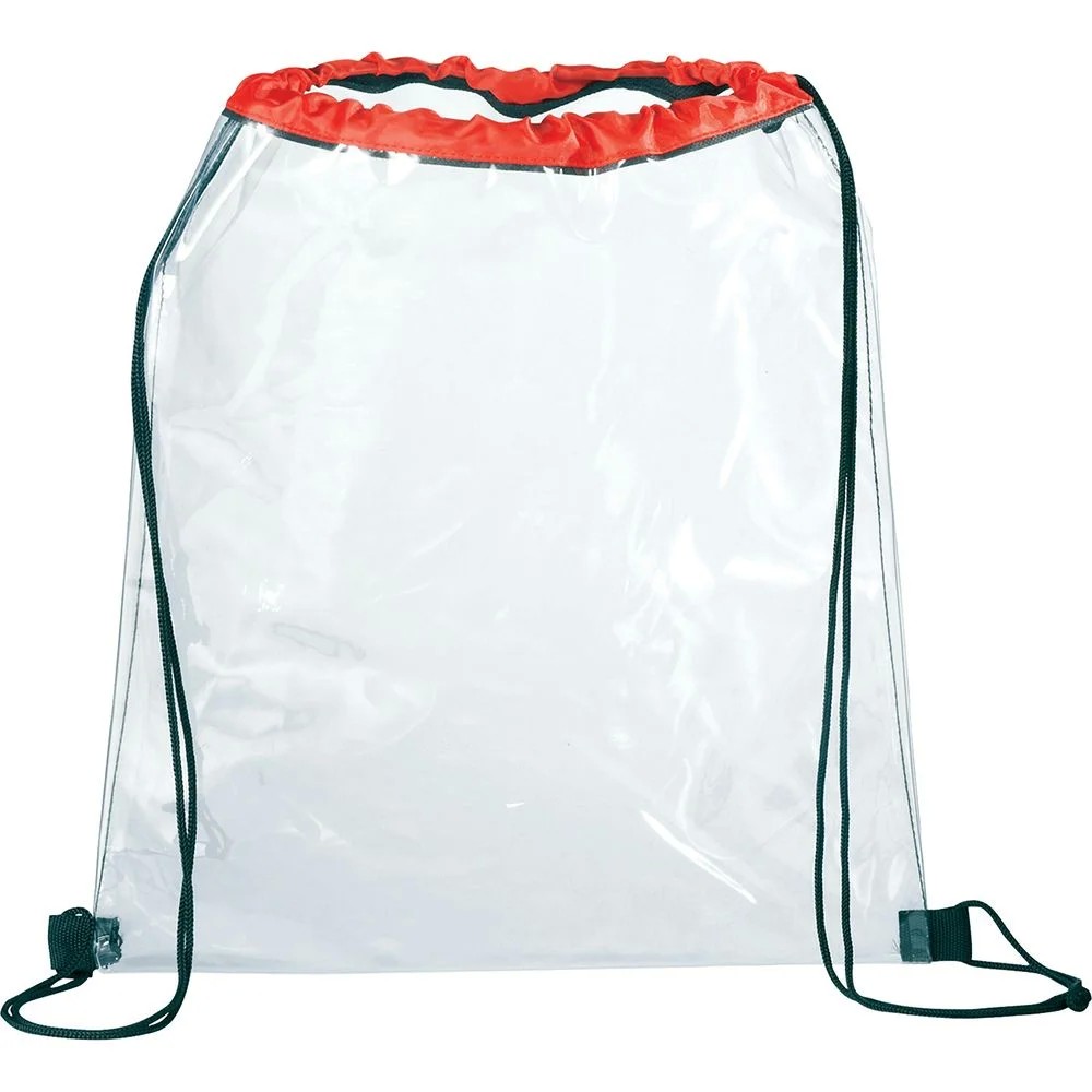 Rally Clear Drawstring PVC Sportspack