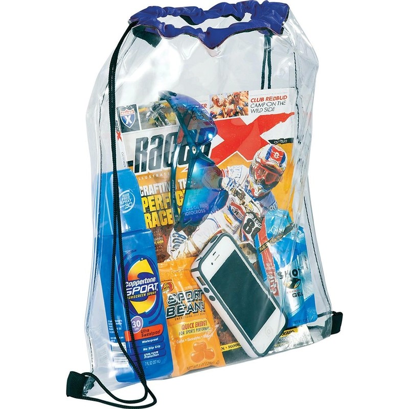 Rally Clear Drawstring PVC Sportspack