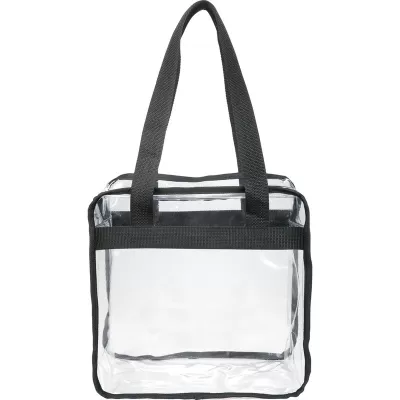 Game Day Clear Zippered Safety 15L PVC Tote Bag