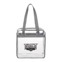 Game Day Clear Zippered Safety 15L PVC Tote Bag