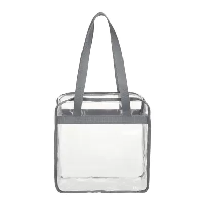 Game Day Clear Zippered Safety 15L PVC Tote Bag