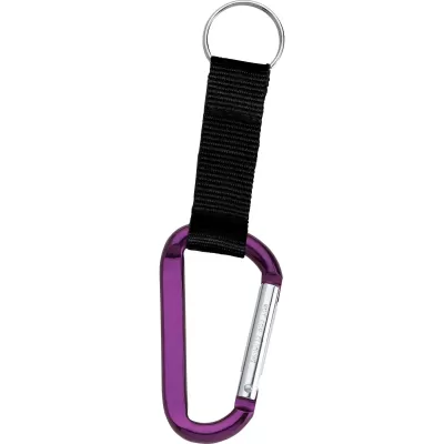 Aluminium Carabiner with Nylon Strap
