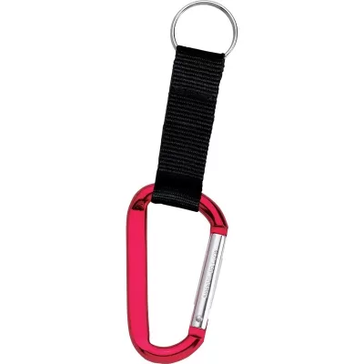 Aluminium Carabiner with Nylon Strap