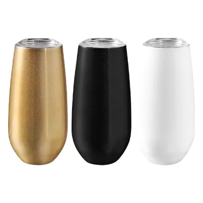 Rosa 170ml Stainless Steel Vacuum Champagne Flute